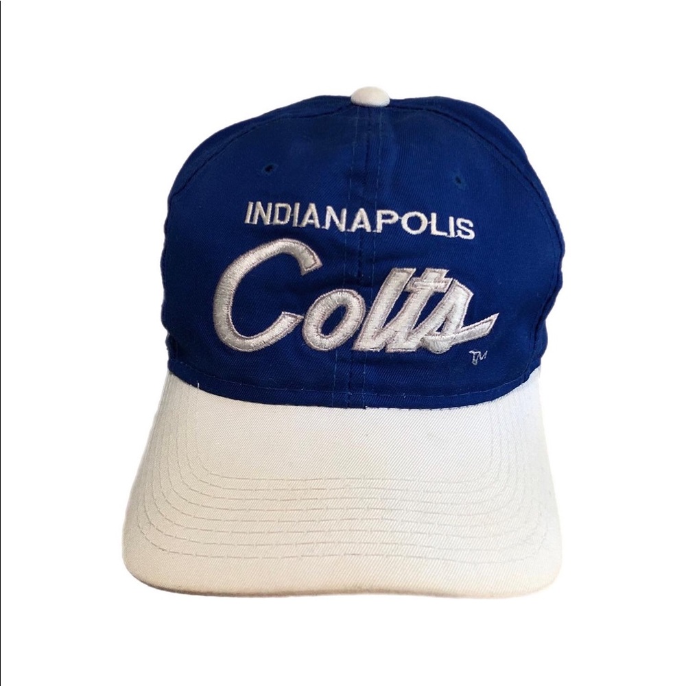 Vintage Indianapolis Colts Sports Specialties Script Snapback